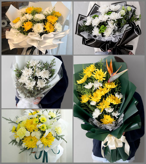 安徽宿州市砀山县唐寨镇和谐村白事花束代送
